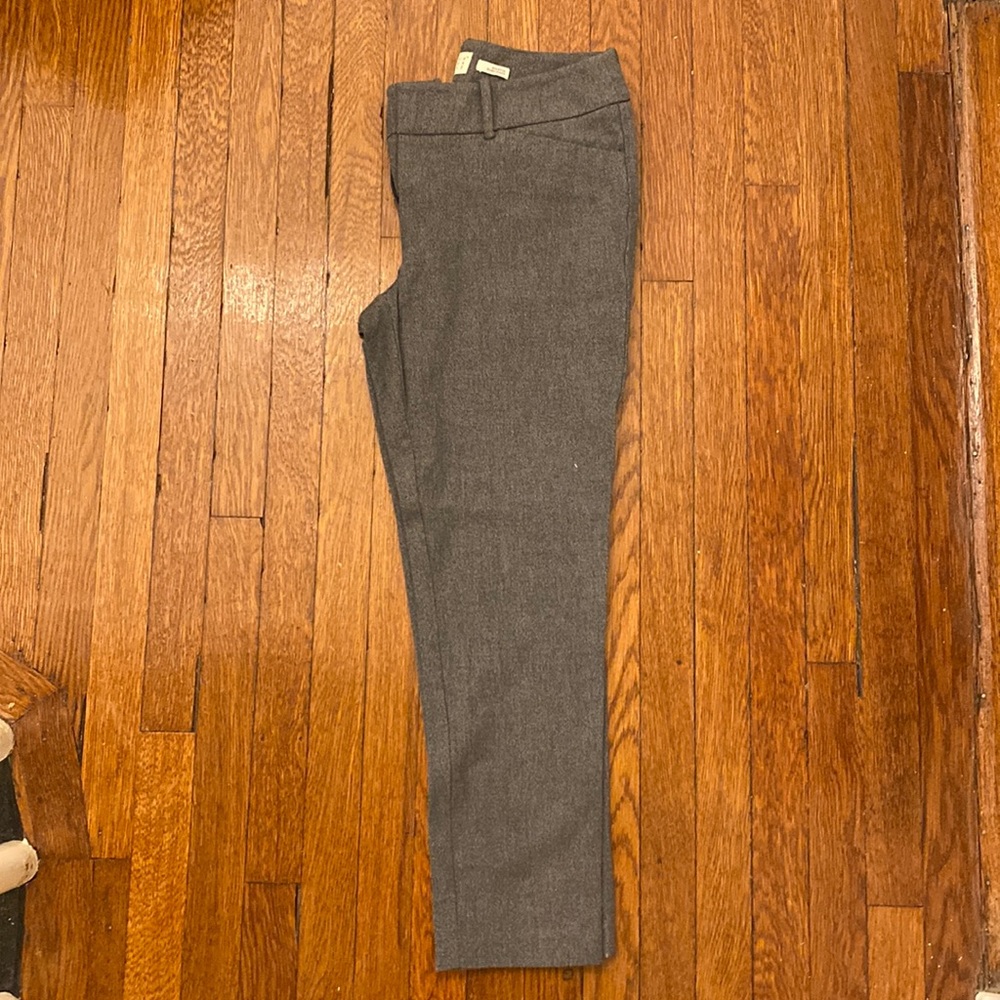 Women’s straight leg stretch pants - gray